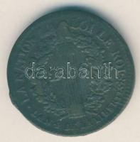 Franciaország 1792B 2S XVI.Lajos T:3/4+