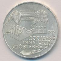 Ausztria 1979. 100Sch Ag 200 éves az Innviertel T:2 Austria 1979. 100 Schilling Ag 200th Anniversary - Innviertel C:XF
