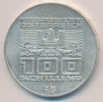 Ausztria 1976. 100Sch Ag "Innsbruck - XII. téli olimpia / Síelő" T:2
Austria 1976. 100 Sc...