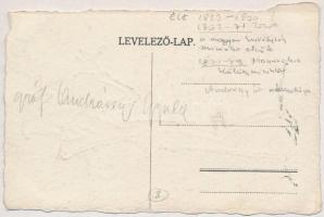 Gróf Andrássy Gyula (?) karikatúrája. Magyar Királyság miniszterelnöke, Monarchia külügyminisztere, ...