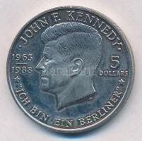 Niue 1988. 5$ Cu-Ni "Kennedy" T:1-,2 Niue 1988. 5 Dollars Cu-Ni "Kennedy" C:AU,XF  Krause KM#17