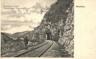 1907 Oravica, Oravita; Krassovai vasúti alagút / Montanbahn / railway tunnel (EM)