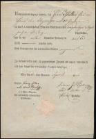 1820 A Bécsi Egyetem orvosi fakultásának bizonyítványa / Vienna University certificate for doctor
