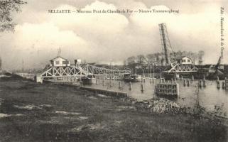Selzaete, Zelzate;Nouveau Pont du Chemin de Fer / bridge under construction
