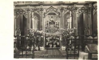 Csernekhegy (Munkács, Mukacheve, Mukacevo); Bazil-rendi zárda, oltár, belső / Basilianer-Kloster / monastery, photo