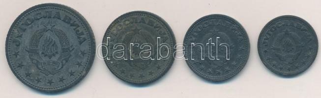 Jugoszlávia 1945. 50p + 1D + 2D + 5D Zn T:2,2-
Yugoslavia 1945. 50 Para + 1 Dinara + 2 Dinara + 5 D...