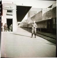 cca 1942 Katonai kórházvonat Budapest és Kijev között, 13 db vintage negatív Thöresz Dezső (1902-196...