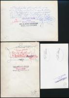 cca 1960 Tiszavölgyi József (1909-?) budapesti fotóriporter hagyatékából 12 db vintage fotó, többség...