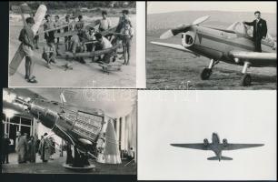 cca 1960 Tiszavölgyi József (1909-?) budapesti fotóriporter hagyatékából 12 db vintage fotó, többség...