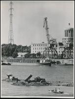 Teherautók és erőgépek 20 darabos, vegyes tétele, 12 db fotó + 8 db vintage negatív (a pozitív és ne...