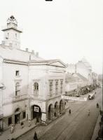 cca 1959 Miskolci városkép villamossal, 2 db szabadon felhasználható vintage negatív, 9x6 cm