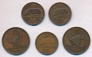 Írország 1935-1942. 1p Br (2x) + 1937-1942. 1/2p Br (3xklf) T:2,2-
Ireland 1935-1942. 1 Penny Br (2...