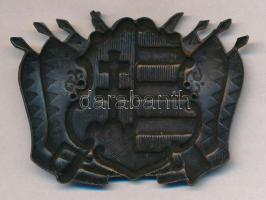 1947-1949. Tiszti társasági Br sapkajelvény (43x60mm) T:2