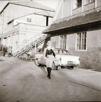 1963 Éva Six (Klein Éva), később Gábor Zsa Zsa (1937) színésznőről Budapesten készült felvétel soroz...