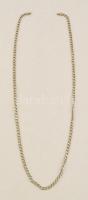 Ezüst, lapos nyaklánc / Silver necklace 42 cm, 11 g