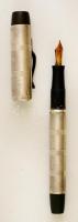 Ezüst töltőtoll 14K arany heggyel / Silver fountain pen.