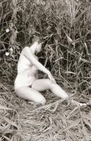 cca 1978 Velence feliratú tasakban aktfotó sorozat a nádasok rejtekén, 29 db vintage negatív, 24x36 ...