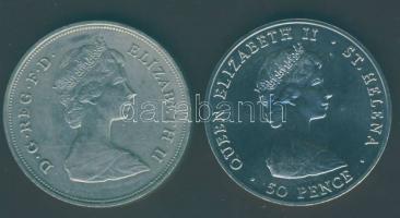 1981. 25p "Diana és Károly" T:BU + St. Helena 1984. 50p "András herceg látogatása&quo...