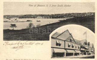 Newport (Rhode Island), view from South Harbor (EK)