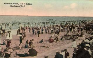 Charleston, Isle of Palms, Crowd on beach (EB)