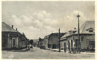 Varannó, Vranov nad Toplou; Stefániková ulica / Stefanik utca, Elektro-Radio üzlet / street view, shops (r)