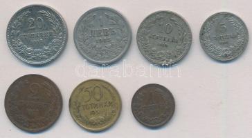 Bulgária 1912-1937. 1s-1L (7xklf) T:2 Bulgaria 1912-1937. 1 Stotinka - 1 Lev (7xdiff) C:XF