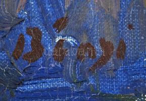 Bényi László (1909-2004): Virágcsendélet. Olaj, vászon, jelzett, keretben, 40×30 cm