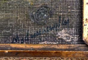 Mednyánszky jelzéssel: Gesztenyevirág. Olaj, karton, 34×23 cm