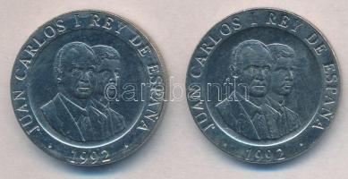 Spanyolország 1992. 200P Cu-Ni "Király és a Koronaherceg / Madrid Európa Kulturális Fővárosa&qu...