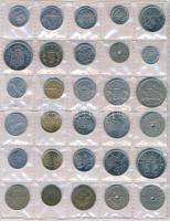 Spanyolország 30db-os fémpénz tétel T:1-,2 Spain 30pcs of coins C:AU,XF