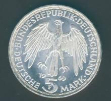 NSZK 1969. 5M Ag "Mercator" T:BU