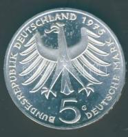 NSZK 1975. 5M Ag "Schweitzer" T:BU