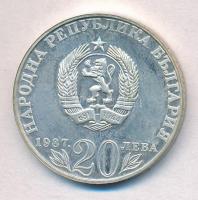 Bulgária 1987. 20L Ag "Vaszil Levszki" T:1- (eredetileg PP)
Bulgaria 1987. 20 Leva Ag &qu...