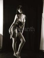 cca 1972 Karcsú és hajlékony, szolidan erotikus felvételek, 10 db vintage negatív (24x36 mm), + 3 db...