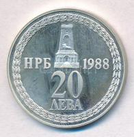 Bulgária 1988. 20L Ag "Felszabadulás 110. évfordulója" T:1- (eredetileg PP)
Bulgaria 1988...