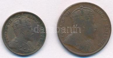 Ceylon 1905. 1/2p Cu + 1906. 1p Cu T:2-3
Ceylon 1905. 1/2 Penny Cu + 1906. 1 Penny Cu C:XF-F
Kraus...