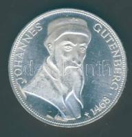 NSZK 1968. 5M Ag "Gutenberg" T:BU