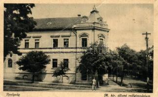 Ipolyság, Sahy; Állami reál gimnázium / grammar school (fa)