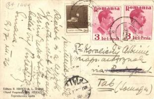 1935 Sinaia, Castelul Peles, Editura B. Hirsch & L. Schor / castle, photo