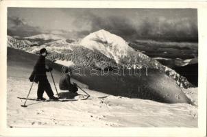 Kis-Pietrosz, Pietrosul (Máramarosi Kárpátok); síelők / skiing people