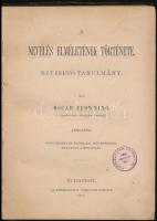 Oscar Browning: A nevelés elméletének története. Fordította: Kármán Mór. Bp.,1885, Athenaeum, 4+206+...