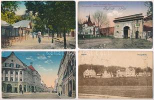 Brassó, Kronstadt, Brasov; 5 db régi képeslap / 5 pre-1945 postcards