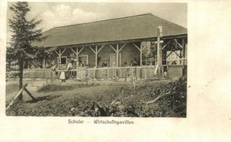 1910 Brassó, Kronstadt, Brasov; Keresztényhavas, Schuler menedékház / Schuler Wirtschaftspavillon / Postavaru, rest house