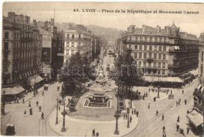 Lyon, Place de la République, Monument Carnot / square, monument