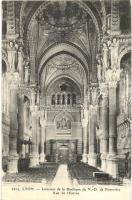 Lyon, Basilique de Notre-Dame de Fourviere, Vue de lEntrée, intérieur / basiclica, interior