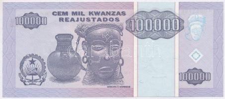 Angola 1995. 100.000K T:I 
Angola 1995. 100.000 Kwanzas C:UNC