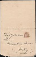 1895 Wilhelm Albert, Montenuovo hercegének halotti értesítője / Death announcement of the duke of Mo...