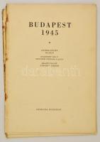 Zádor István: Budapest 1945. c. munkájának borító nélküli példánya, a szerző aláírásával és ajándéko...