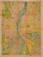 cca 1940 Stoits György: Merre menjek. Budapest útmutató lépten-nyomon. Térkép, utcajegyzékkel. Bp., ...