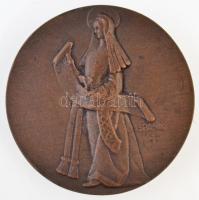 Ispánki József (1906-1992) DN "Liszt Ferenc 1811-1886" kétoldalas Br plakett (74mm) T:2